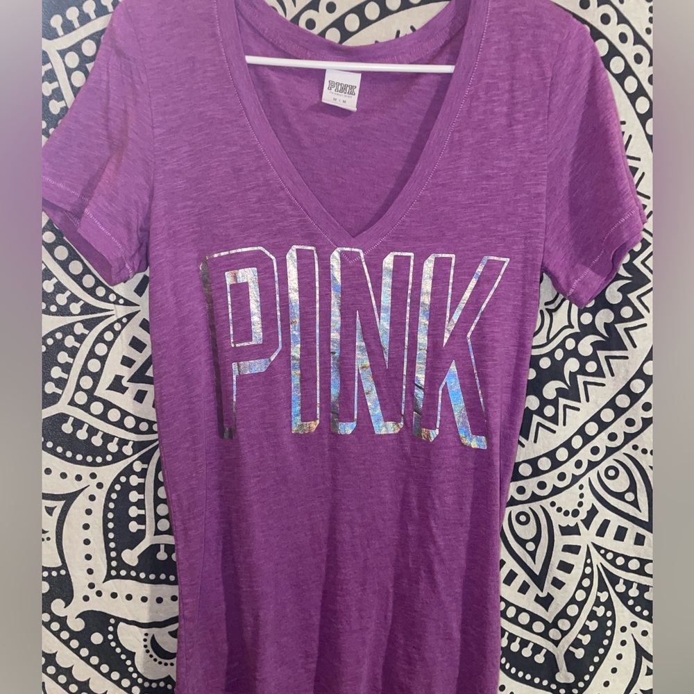 Never Worn purple tee from pink